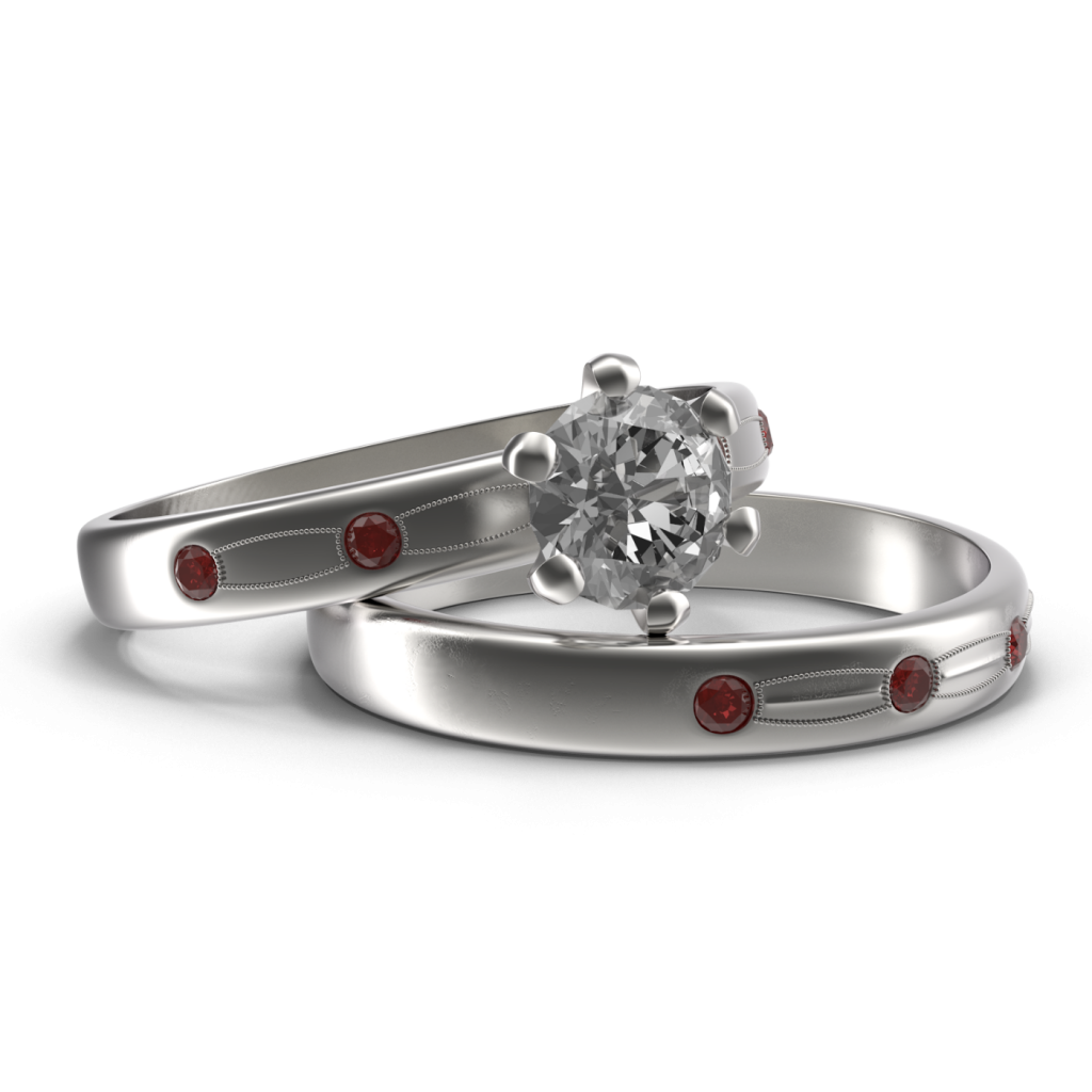 Silver Wedding Rings.H03.2k
